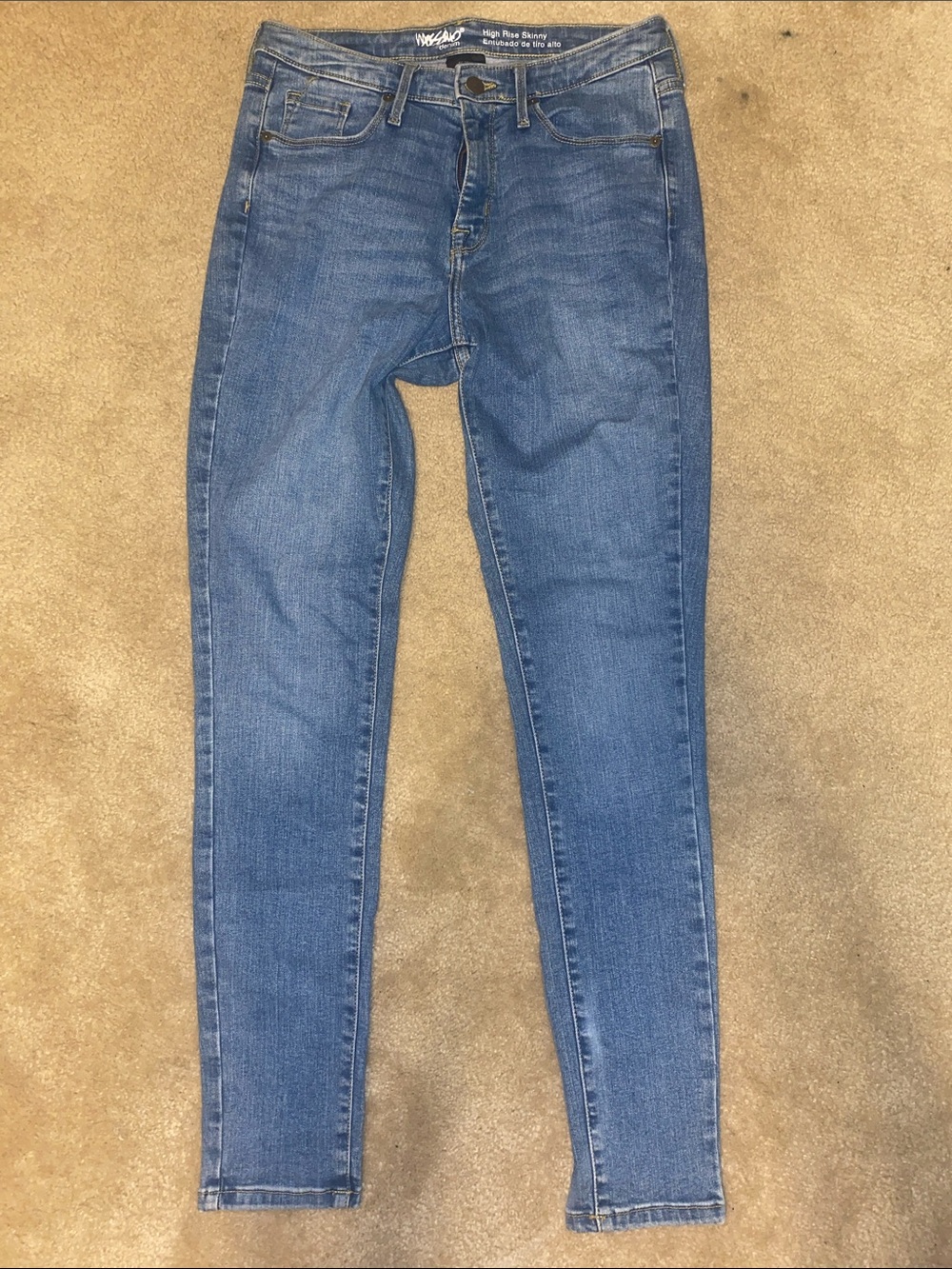 MOSSIMO HIGH RISE SKINNY JEANS